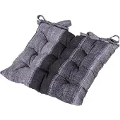 Madison Toscanekussen Madison Denim Stripe Grey (46 x 46 cm)