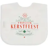 Funnies slabbetje Vrolijk Kerstfeest - 100% katoenen tricot