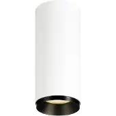 SLV Opbouwspot Numinos S Dali Cilinder Wit Zwart 2700k 60gr