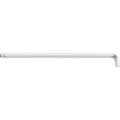 Wiha 369T100 Stiftsleutel zeskantkogelkop met kort been, mat verchroomd 10.0 mm x 231 mm - 35490