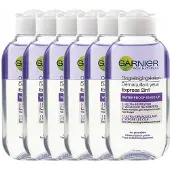 Garnier SkinActive 2in1 Oogmakeupreiniging - 2-in-1 formule - geschikt voor verwijderen waterproof make-up - 6 x 125 ml - Voordeelverpakking