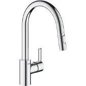 GROHE QuickFix Feel Keukenkraan - draaibare uitloop - uittrekbare handdouche - chroom