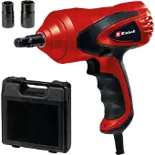 Einhell Auto Slagmoersleutel CC-HS 12/1 - Voeding: 12 V - Max. koppel: 350 Nm - Dopaansluiting: 1/2" - Geïntegreerde waterpas - Incl. Koffer, Dopsleutels (17/19 of 21/23 mm)