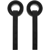 Intersteel | Set van 2 hangrollen Modern | 255mm | Mat Zwart