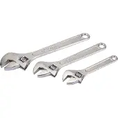 Silverline Verstelbare moersleutel 150, 200 & 250mm (3-delig)