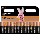 Duracell Alka Plus AA-batterijen 12 stuks