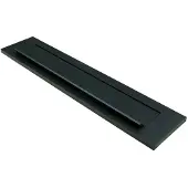 Dulimex DX - Ami Briefplaat buitendraaiend veer recht zwart 340 x 73 mm