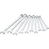 Hazet 600LG/10 600LG/10 Ring-steeksleutelset Sleutelbreedte (metrisch) 8 - 19 mm