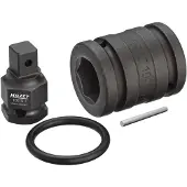 Hazet Adapter verloopstuk 1007S-7/4 · 3/4 inch (20 mm) vierkant hol · 1/2 inch (12,5 mm) vierkant massief · 4-delig
