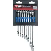 Ks Tools 518.0640 518.0640 Ring-steeksleutelset Sleutelbreedte (metrisch) 8 - 19 mm