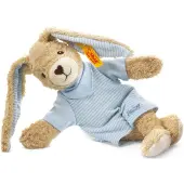 Steiff Knuffel - Springhaas - 20 cm - Blue - - OneSize - Knuffels