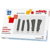 Märklin H0 C-rails (met ballastbed) 24902 Uitbreidingsset C2