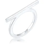 Elli Ringen Geo minimal blogger trend 925 zilver