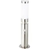 Brilliant G46789/82 Bole Staande buitenlamp met bewegingsmelder Spaarlamp, LED E27, LED vast ingebouwd 60.84 W RVS