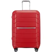 Samsonite Flux 4 wielen Trolley 68 cm met uitbreidingsplooi rood