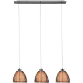 Brilliant Hanglamp Relax, dimbaar, chroom / zilver, Woon-/ Eetkamer, metaal, Modern, hanglamp