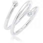 Elli Ring 'Wickelring' zilver