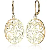 Elli Oorbellen 'Ornament' goud