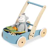 Pinolino Loopkar Holzspielzeug, Fiete, blau houten