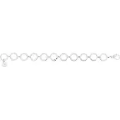 Tommy Hilfiger Dames Roestvrijstalen Armband - Zilver 2780311