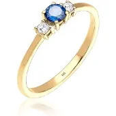 Elli Ring saffier / goud