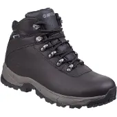 Hi-tec Eurotrek Lite Waterproof Faux Leren Heren Donker Chocolade Wandelschoenen