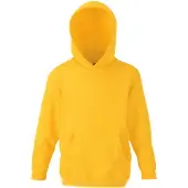 Fruit Of The Loom Kids Unisex Classic 80/20 Hoodie (Zonnebloem Geel)