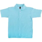 Sols Kinder Unisex Zomer II Pique Polo Shirt (Hemelsblauw)