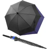 Doppler Paraplu 'Fiber Long' royal blue/koningsblauw / antraciet