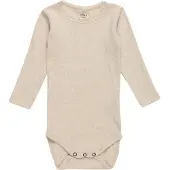 Name it Rompertje/body 'Kab' beige gemêleerd