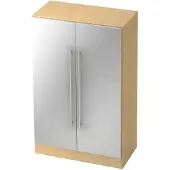 Hjh OFFICE PRO SIGNA G 7550 RE - Esdoorn/Zilver Hoogte van de map | 3 OH Kast Rail handvat (kunststof)