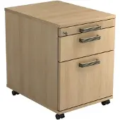 Hjh OFFICE PRO SIGNA AC20 SG - Rolcontainer Hout Eiken met ophangsysteem Greeplijst kunststof