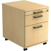 Hjh OFFICE PRO SIGNA AC20 SG - Rolcontainer Esdoorn Hout met ophangsysteem Greeplijst kunststof