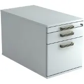 Hjh OFFICE PRO SIGNA TC20 SG - Rolcontainer Grijs Hout met ophangsysteem Greeplijst kunststof
