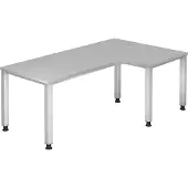 Hjh OFFICE PRO QUEO 82 S - Grijs 200 x 120 Tafelhoogte I In hoogte verstelbaar