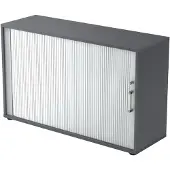 Hjh OFFICE PRO BETA 1732S - Chrome metaal handgreep Grafiet