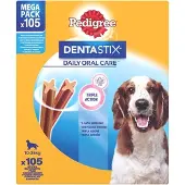Pedigree # PED DENTASTIX MEDIUM 105-PACK