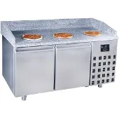 CombiSteel Pizzawerkbank Combisteel, 2 deuren, 155(b)x108(h)x80(d), 230V/200W