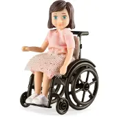 Lundby Poppenhuisfiguur Lourdes met rolstoel