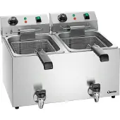 Bartscher Friteuse SNACK IV Plus, 61,5(b)x55,5(d)x44,5(h)cm, 2x230V/2x3300W
