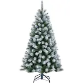 Riedel Kingston Kunstkerstboom - H120 x Ø71 cm - Groen Frosted