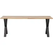 Woood Tablo Tafel met U-poot - Eiken - 75x220x90