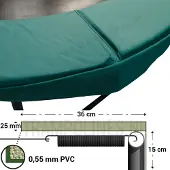 Magic Circle Pro Trampoline Rand Groen 330 cm