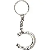Horka Sleutelhanger Hoefijzer Zilver 3 Cm