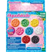 AquaBeads 31517 navulling parelpakket - 800 parels in 8 kleuren