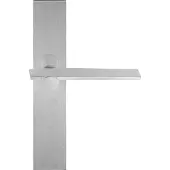 Formani Massieve deurkruk ongeveerd op schild blind - mat RVS - BB100P236SFC - TENSE