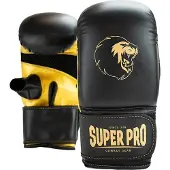 Super Pro Combat Gear Victor Bokszakhandschoenen - Zwart/Goud - L
