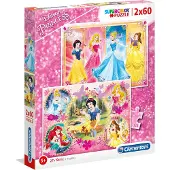 Clementoni Puzzle Princesse Disney 2 puzzles 60 pièces
