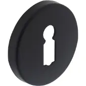 Intersteel Rozet met Sleutelgat ø49x7mm Mat Zwart