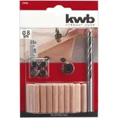 Kwb 028086 Hout-spiraalboorset 31-delig 8 mm 31 stuk(s)
